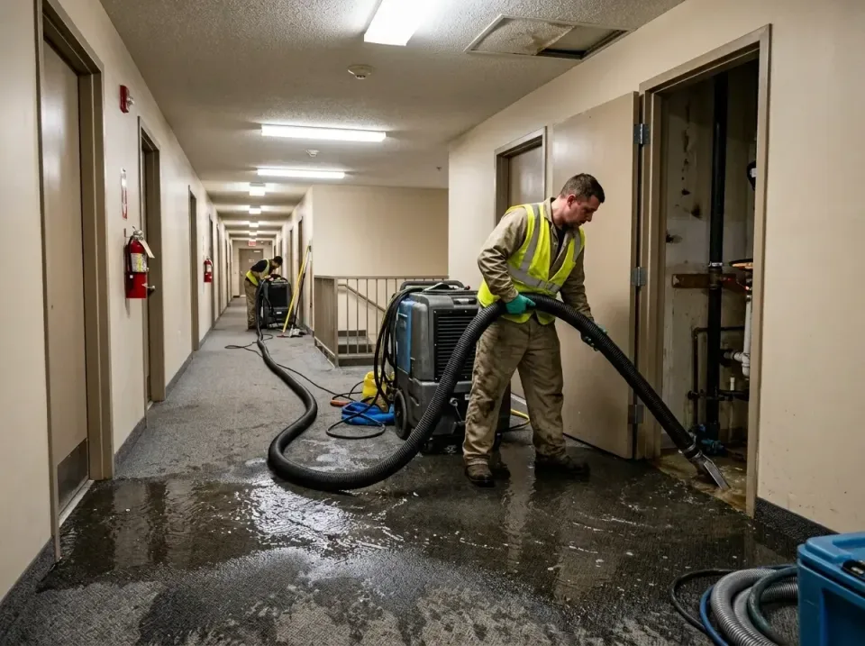 multi-unit-apartment-hallway-f-005 — frequently asked questions, Emergency Burst Pipe Water Extraction & Removal in Ringwood…